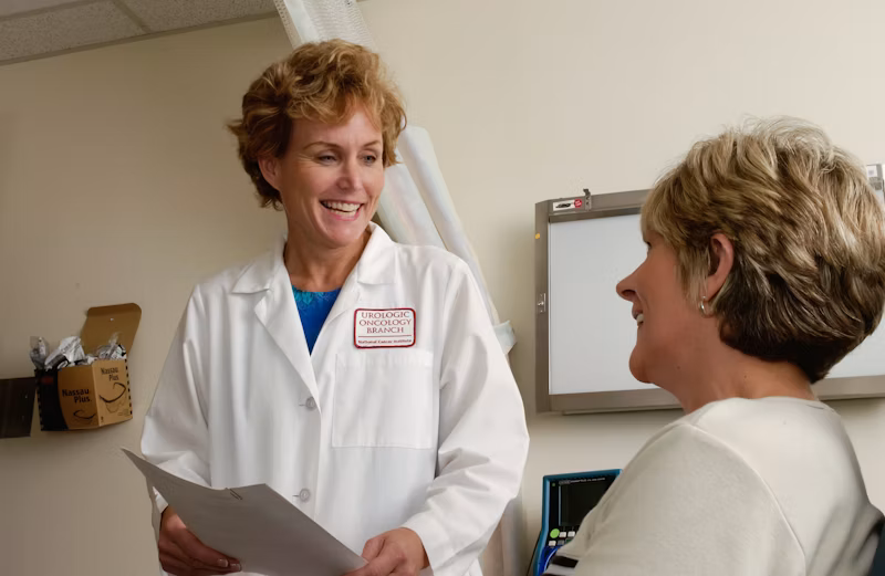 Family Trauma Treatment Center clinician reviewing a treatment plan with a patient in Las Vegas, NV